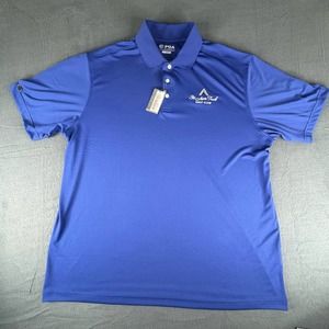 Golf Shirt Men’s XL PGA St. Lucie Trail NWT Blue‎ Performance